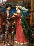 John William Waterhouse Tristram and Isolde (mk41) Sweden oil painting reproduction